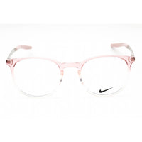 Nike Men's Eyeglasses - Full Rim Plum Chalk Fade Square Shape Plastic Frame | 7280 505 ,