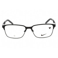 Nike Men's Eyeglasses - Full Rim Satin Black/Dark Grey Metal Frame | NIKE 8213 001 ,