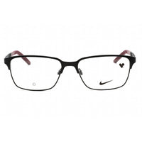 Nike Men's Eyeglasses - Full Rim Satin Black/Night Maroon Metal Frame | NIKE 8213 002 ,