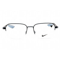 Nike Men's Eyeglasses - Half Rim Rectangular Satin Navy Metal Frame | NIKE 8152 410 ,