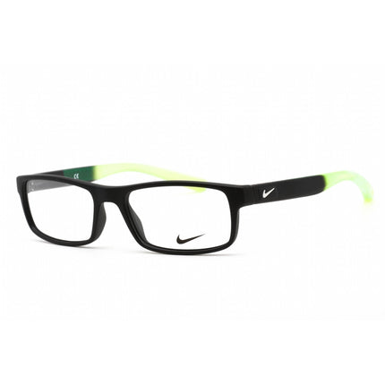 Nike Men's Eyeglasses - Rectangular Matte Black Fade Plastic Frame | NIKE 7090 012 ,
