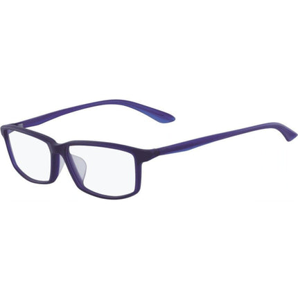 Nike Men's Eyeglasses - Satin Dk Blue Rectangular Full-Rim Frame | NIKE 7913AF 416 ,