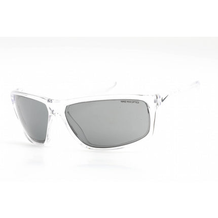 Nike Men's Sunglasses - Crystal Clear Plastic Rectangular Shape Frame | EV1112 900 ,