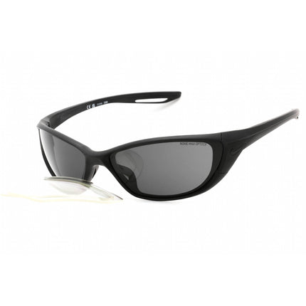 Nike Men's Sunglasses - Full Rim Matte Black Oval Shape Frame | NIKE ZONE DZ7356 010 ,