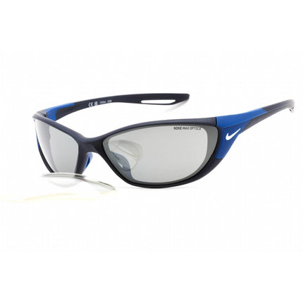 Nike Men's Sunglasses - Full Rim Matte Midnight Navy Plastic | NIKE ZONE DZ7356 410 ,