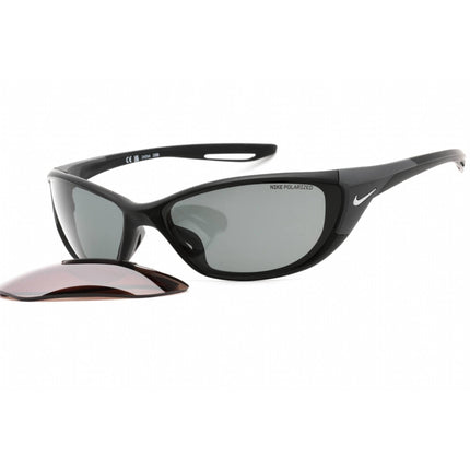 Nike Men's Sunglasses - Matte Black Acetate Wraparound Frame | NIKE ZONE P DZ7359 010 ,