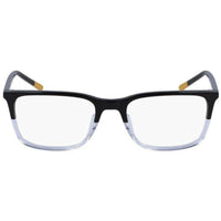 Nike Unisex Eyeglasses - Black and Clear Rectangular Full-Rim Frame | NIKE 7254 12 ,