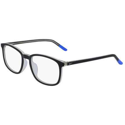 Nike Unisex Eyeglasses - Black and Racer Blue Full-Rim Frame, 46 mm | NIKE 5542 16 ,