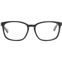 Nike Unisex Eyeglasses - Black and Volt Square Full-Rim Plastic Frame | NIKE 5016 6 ,