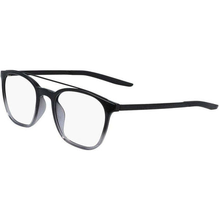 Nike Unisex Eyeglasses - Black Fade Square Full-Rim Plastic Frame | NIKE 7281 2 ,