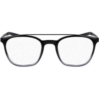 Nike Unisex Eyeglasses - Black Fade Square Full-Rim Plastic Frame | NIKE 7281 2 ,