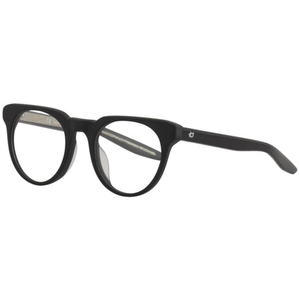 Nike Unisex Eyeglasses - Black Plastic Full Rim Round Frame Demo Lens | NIKE KD 88 1 ,