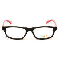 Nike Unisex Eyeglasses - Black Solar Red Rectangular Frame, 49 mm | NIKE 5014 4 ,
