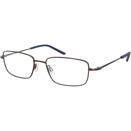 Nike Unisex Eyeglasses - Brushed Walnut Rectangular Frame Demo Lens | NIKE 8183 204 ,