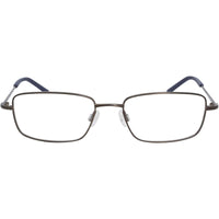 Nike Unisex Eyeglasses - Brushed Walnut Rectangular Frame Demo Lens | NIKE 8183 204 ,