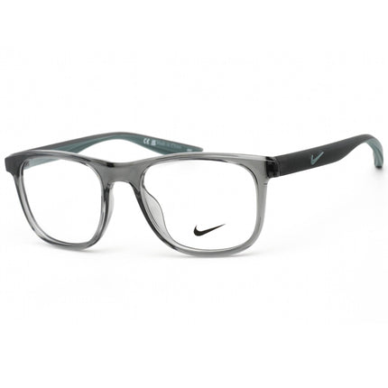 Nike Unisex Eyeglasses - Clear Demo Lens Dark Grey Square Frame | NIKE 7037 034 ,