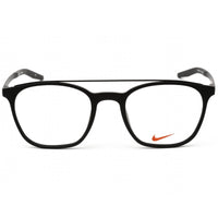 Nike Unisex Eyeglasses - Clear Demo Lens Matte Black Aviator Frame | Nike 7281 001 ,