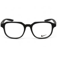 Nike Unisex Eyeglasses - Clear Demo Lens Matte Obsidian Square Frame | NIKE 7303 411 ,