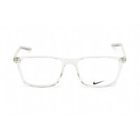 Nike Unisex Eyeglasses - Clear Demo Lens Plastic Square Shape Frame | NIKE 7130 900 ,