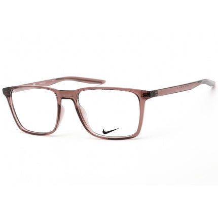 Nike Unisex Eyeglasses - Clear Demo Lens Smokey Mauve Square Frame | NIKE 7130 201 ,