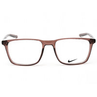 Nike Unisex Eyeglasses - Clear Demo Lens Smokey Mauve Square Frame | NIKE 7130 201 ,