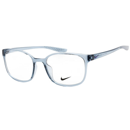 Nike Unisex Eyeglasses - Clear Demo Lens Thunder Blue Square Frame | NIKE 7026 412 ,
