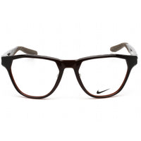 Nike Unisex Eyeglasses - Clear Lens Brown Basalt Geomatric Frame | NIKE 7400 201 ,