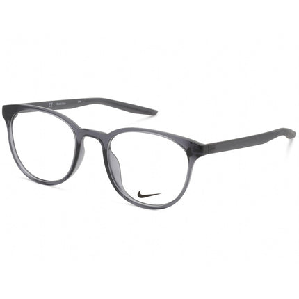 Nike Unisex Eyeglasses - Clear Lens Gridiron Round Plastic Frame | NIKE 7128 034 ,
