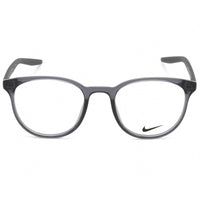 Nike Unisex Eyeglasses - Clear Lens Gridiron Round Plastic Frame | NIKE 7128 034 ,