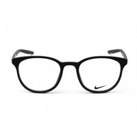 Nike Unisex Eyeglasses - Clear Lens Matte Black Plastic Round Shape Frame | 7128 003 ,