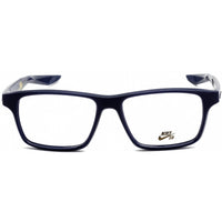 Nike Unisex Eyeglasses - Clear Lens Rectangular Midnight Navy Frame | NIKE 7112 420 ,