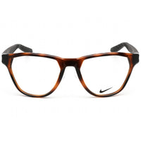 Nike Unisex Eyeglasses - Clear Lens Soft Tortoise Geomatric Frame | NIKE 7400 240 ,