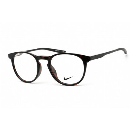 Nike Unisex Eyeglasses - Clear Lens Soft Tortoise Plastic Round Frame | Nike 7285 240 ,