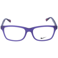 Nike Unisex Eyeglasses - Court Purple Square Full-Rim Plastic Frame | NIKE 5015 500 ,