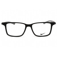 Nike Unisex Eyeglasses - Full Rim Matte Black Rectangular Shape Frame | NIKE 7145 001 ,