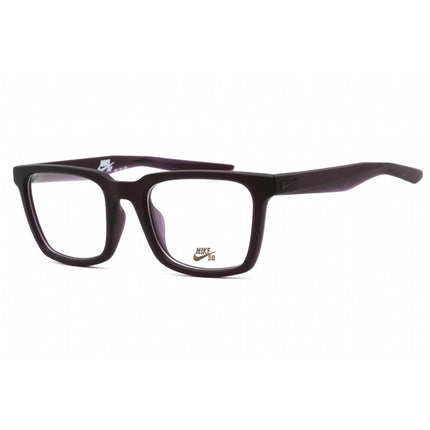 Nike Unisex Eyeglasses - Full Rim Matte Port Wine Square Shape Frame | NIKE 7111 600 ,
