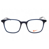 Nike Unisex Eyeglasses - Full Rim Obsidian Square Plastic Frame Clear Lens | 7124 420 ,