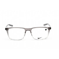 Nike Unisex Eyeglasses - Full Rim Rectangular Grey/Clear Plastic Frame | Nike7130 035 ,