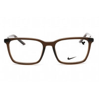 Nike Unisex Eyeglasses - Full Rim Rectangular Ironstone Plastic Frame | NIKE 7256 090 ,