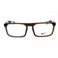 Nike Unisex Eyeglasses - Full Rim Rectangular Ironstone Plastic Frame | NIKE 7306 090 ,
