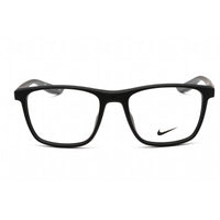 Nike Unisex Eyeglasses - Full Rim Square Matte Black Plastic Frame | NIKE 7038 001 ,