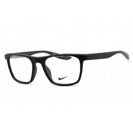 Nike Unisex Eyeglasses - Full Rim Square Matte Black Plastic Frame | NIKE 7039 001 ,
