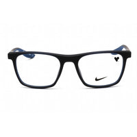 Nike Unisex Eyeglasses - Full Rim Square Matte Obsidian Plastic Frame | NIKE 7039 411 ,
