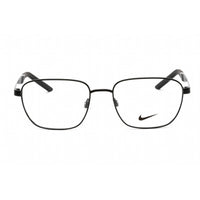 Nike Unisex Eyeglasses - Full Rim Square Shape Satin Black Metal Frame | NIKE 8212 001 ,