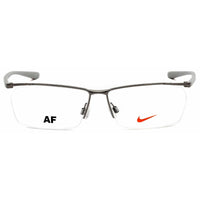 Nike Unisex Eyeglasses - Light Gunmetal Semi-Rimless Frame | NIKE 7918AF 032 ,