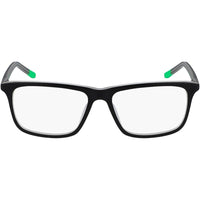 Nike Unisex Eyeglasses - Matt Black and Electric Green Frame, 48 mm | NIKE 5541 12 ,