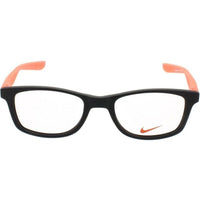 Nike Unisex Eyeglasses - Matt Black Solar Red Square Full-Rim Frame | NIKE 5004 2 ,