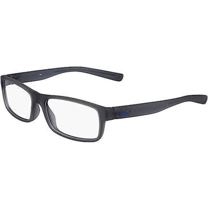 Nike Unisex Eyeglasses - Matt Dk Grey Rectangular Full-Rim Frame, 50 mm | NIKE 5090 70 ,