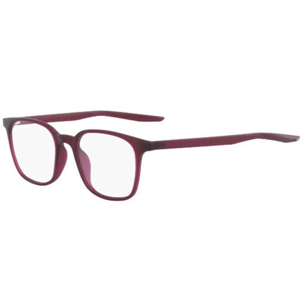 Nike Unisex Eyeglasses - Matt Noble Red Square Full-Rim Plastic Frame | NIKE 7124 600 ,