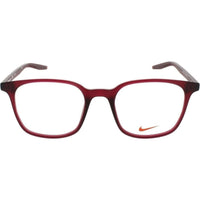 Nike Unisex Eyeglasses - Matt Noble Red Square Full-Rim Plastic Frame | NIKE 7124 600 ,